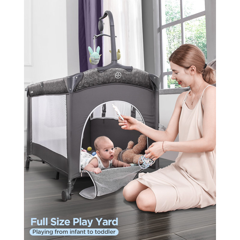 Aerobath 3 In 1 Nursery Center Includes Bedside Crib, Pack and Play